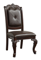 Kiera - Side Chair Dark Brown by Crown Mark | Bel Furniture