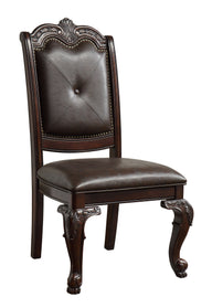 Kiera - Side Chair Dark Brown by Crown Mark | Bel Furniture
