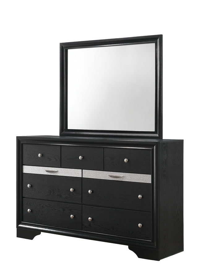 Regata - Dresser Black by Crown Mark | Bel Furniture