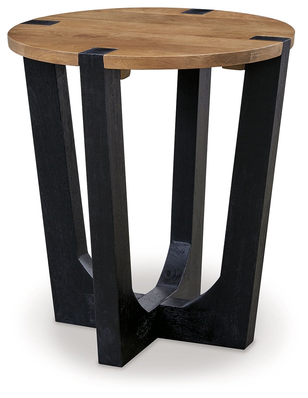 Hanneforth - Brown - Round End Table by Signature Design by Ashley® | Bel Furniture