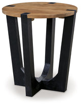 Hanneforth - Brown - Round End Table by Signature Design by Ashley® | Bel Furniture