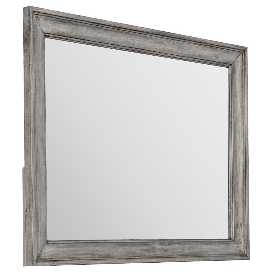 Avenue - Rectangular Dresser Mirror - Gray