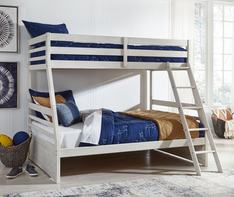 Robbinsdale - Bunk Bed With Storage Beige Twin None by Signature Design by Ashley® | Bel Furniture