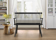Jerimiah - Spindleback Bench Black by Crown Mark | Bel Furniture