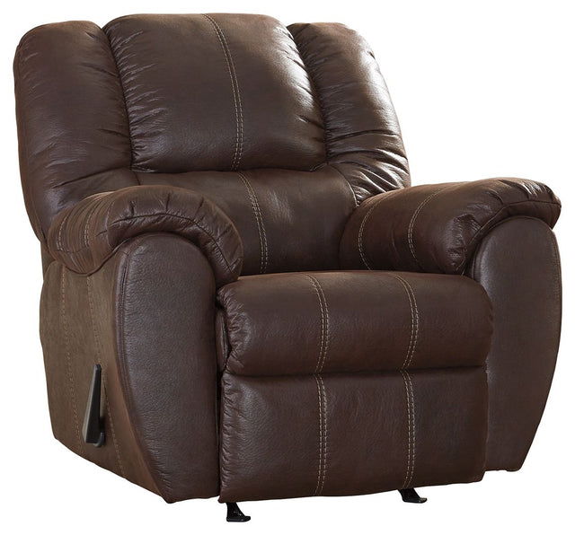 McGann - Rocker Recliner Dark Brown by Signature Design by Ashley® | Bel Furniture