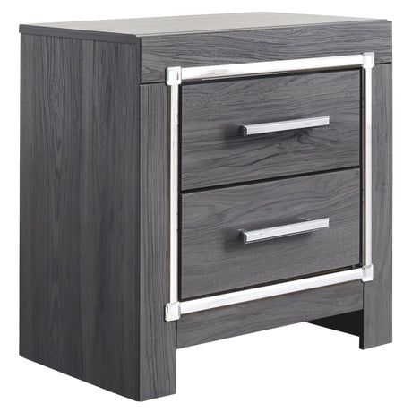 Lodanna - Gray - Two Drawer Night Stand by Signature Design by Ashley® | Bel Furniture