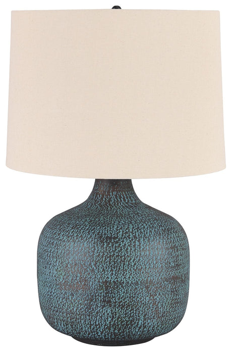 Malthace - Patina - Metal Table Lamp by Signature Design by Ashley® | Bel Furniture