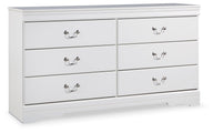 Anarasia - Dresser, Mirror White Dressers by Signature Design by Ashley® | Bel Furniture