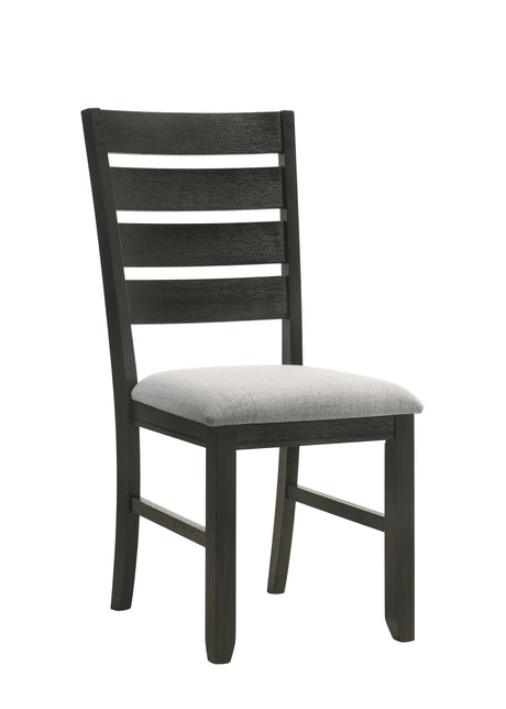 Bardstown - Side Chair (Set of 2) - Wheat / Charcoal by Crown Mark | Bel Furniture