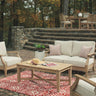Clare View - Lounge Set Beige 3 Pc. Table, Loveseat, Chair by Signature Design by Ashley® | Bel Furniture