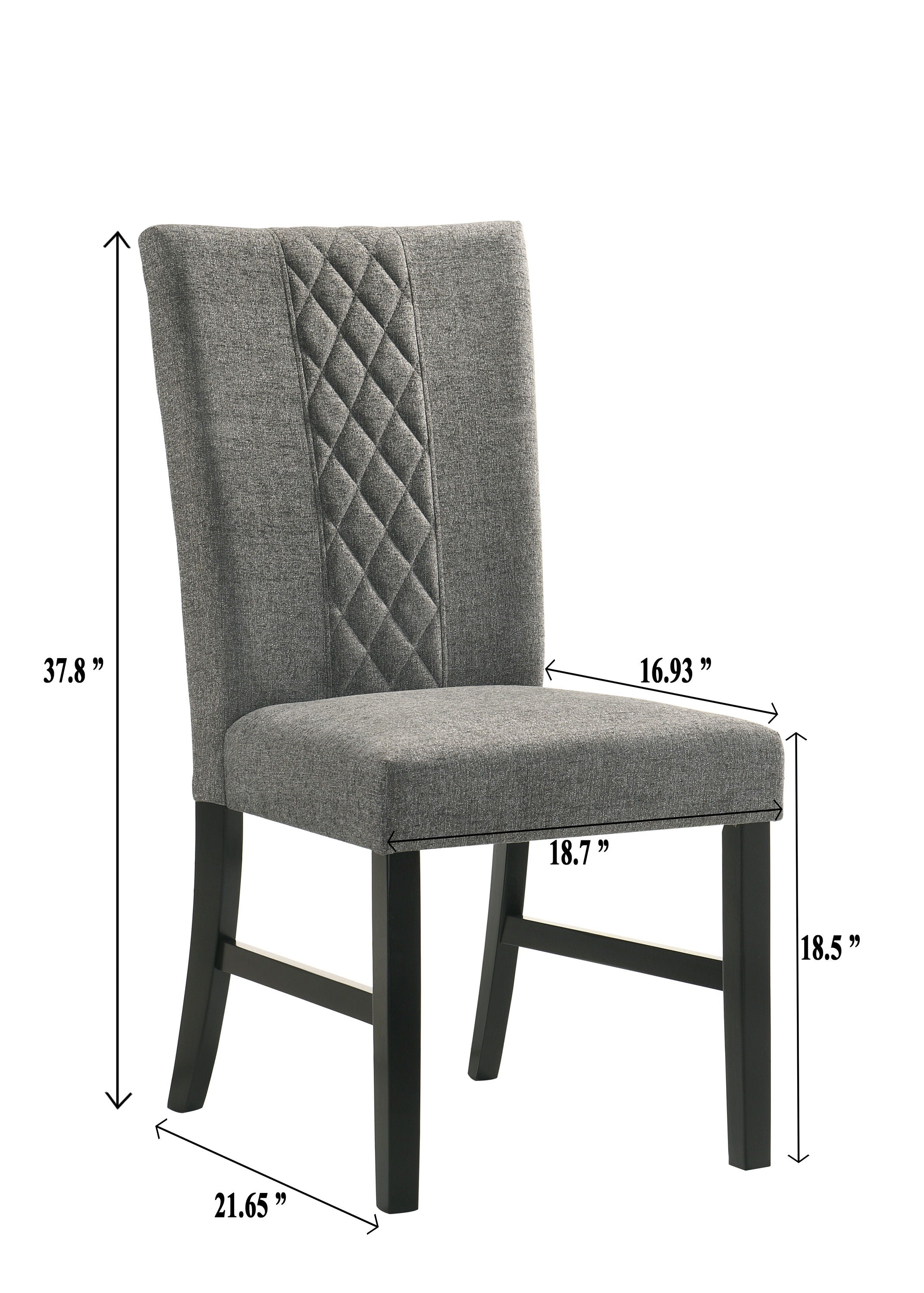 Arlene - Side Chair (Set of 2) - Gray