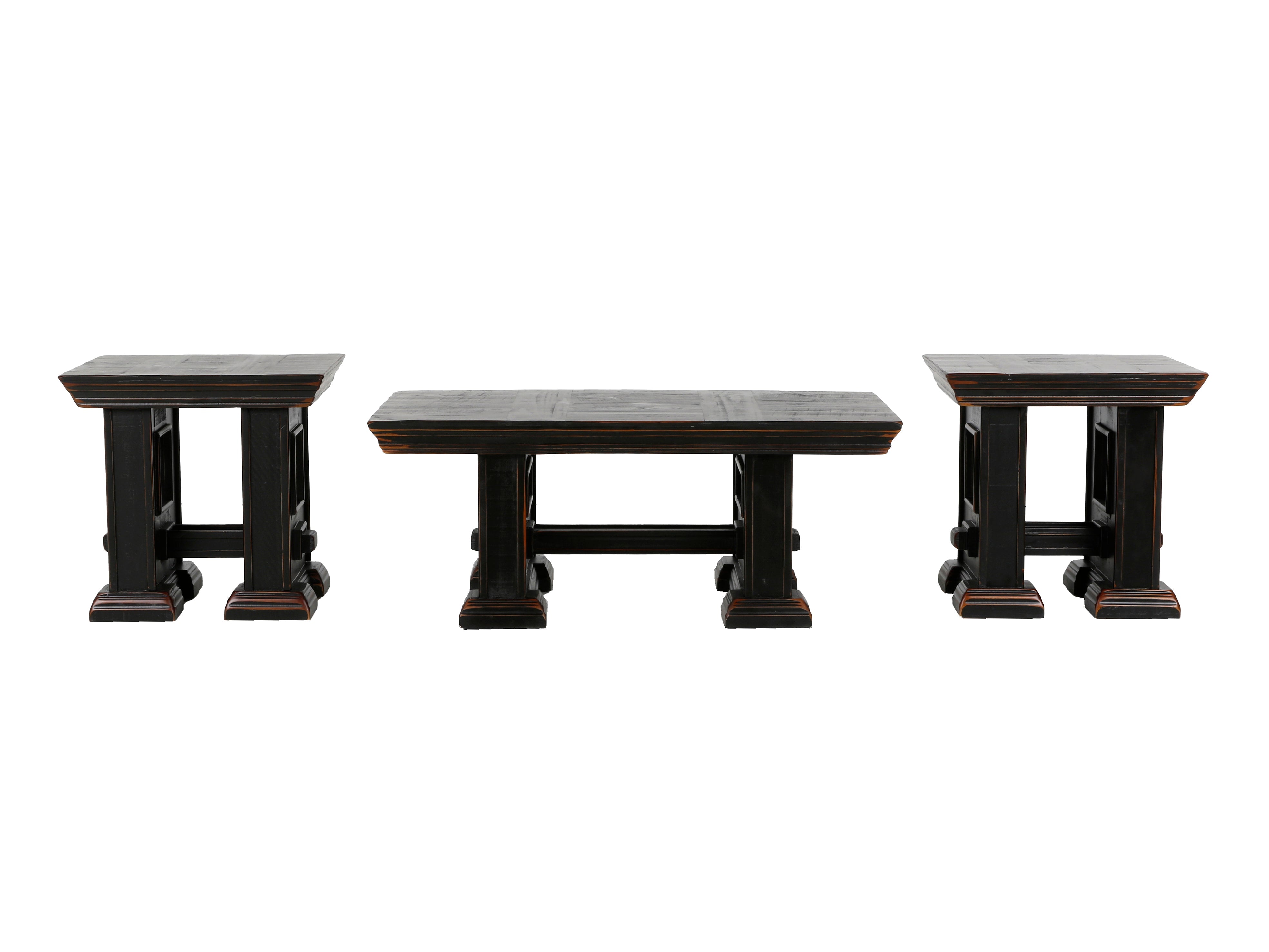 3 PIECE COFFEE TABLE SET - BEL Furniture
