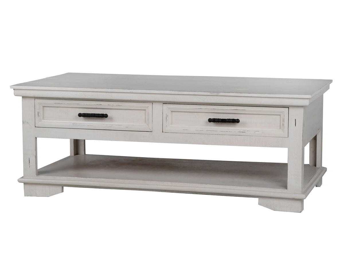 Charles-Nero White 3 PIECE COFFEE TABLE SET by Mollai Collections | Bel Furniture