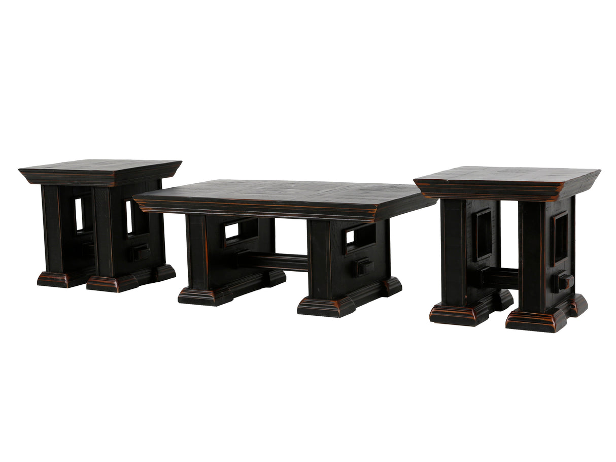 MAGNOLIA / ASPEN 3 PIECE COFFEE TABLE SET by Mollai Collections | Bel Furniture