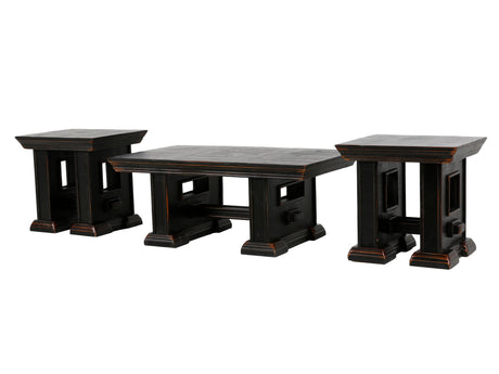 MAGNOLIA / ASPEN 3 PIECE COFFEE TABLE SET by Mollai Collections | Bel Furniture