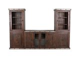 HACIENDA 3 PIECE ENTERTAINMENT CENTER by Mollai Collections | Bel Furniture