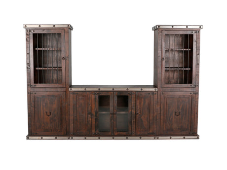 HACIENDA 3 PIECE ENTERTAINMENT CENTER by Mollai Collections | Bel Furniture