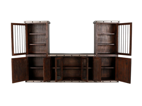 HACIENDA 3 PIECE ENTERTAINMENT CENTER by Mollai Collections | Bel Furniture