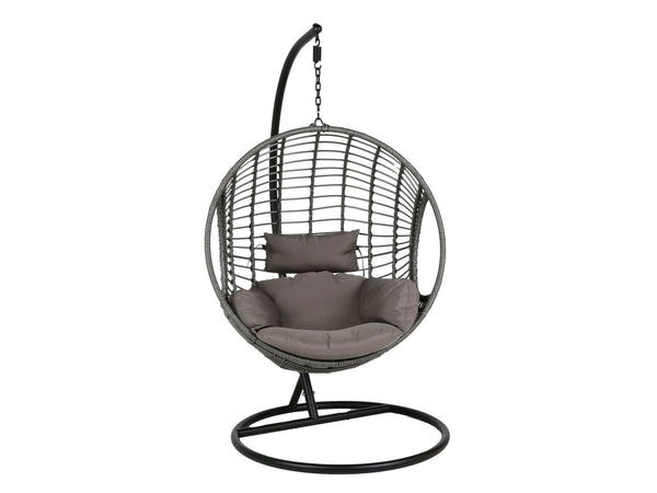 3 PIECE OUTDOOR BASKET SWING CHAIR SET - BEL Furniture