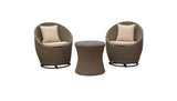 3 PIECE OUTDOOR LOUNGE SET by Mollai Collections | Bel Furniture