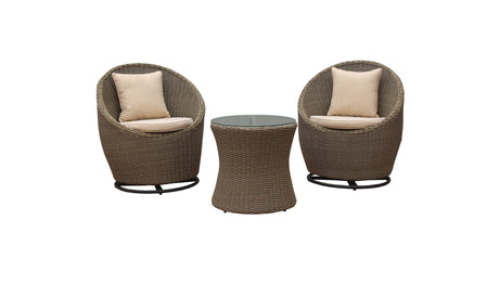 3 PIECE OUTDOOR LOUNGE SET by Mollai Collections | Bel Furniture