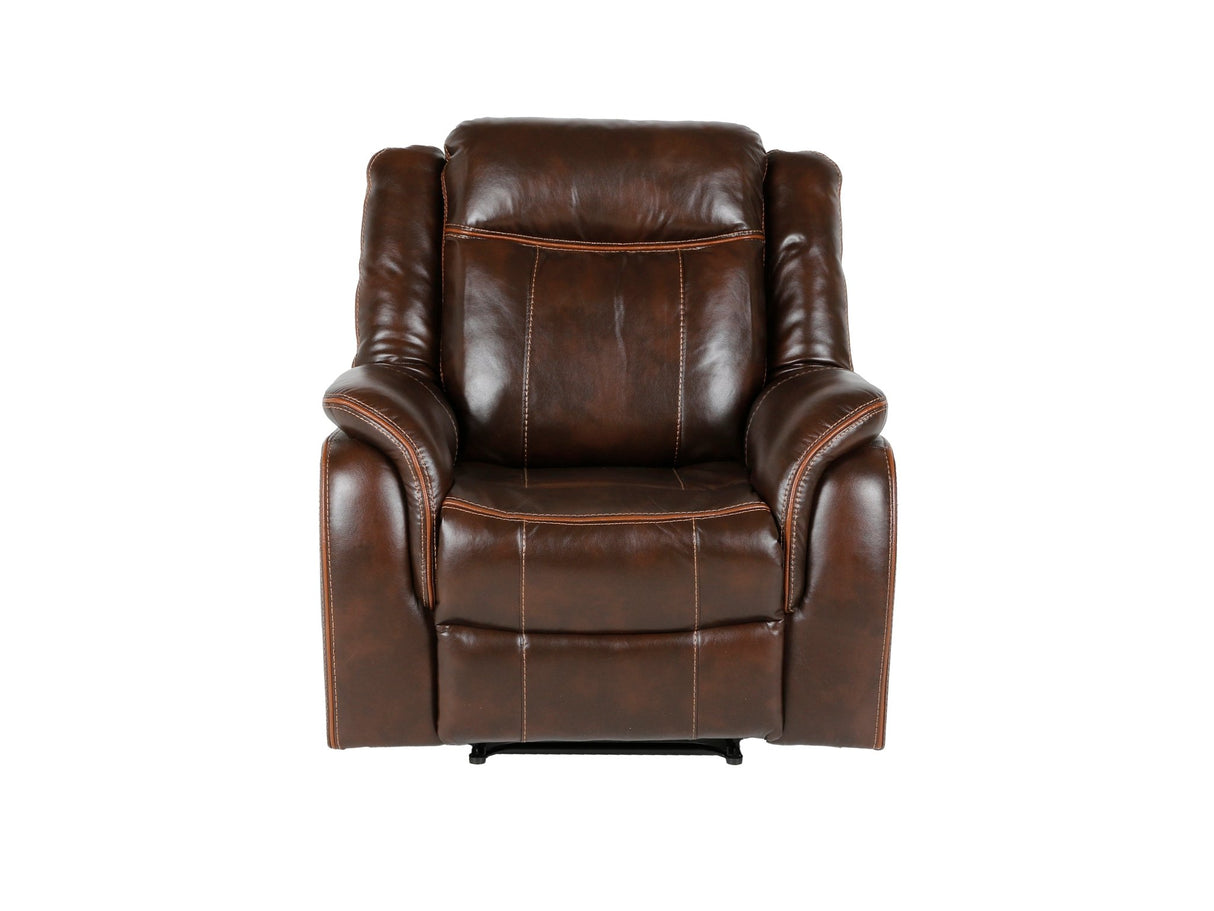 3 Piece Living Room Set: Power Reclining Sofa, Power Reclining Chair, Stationary Loveseat by Sara Collections | Bel Furniture