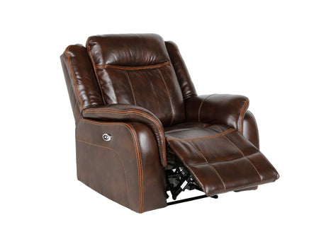 3 Piece Living Room Set: Power Reclining Sofa, Power Reclining Chair, Stationary Loveseat by Sara Collections | Bel Furniture