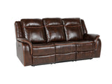 3 Piece Living Room Set: Power Reclining Sofa, Power Reclining Chair, Stationary Loveseat by Sara Collections | Bel Furniture