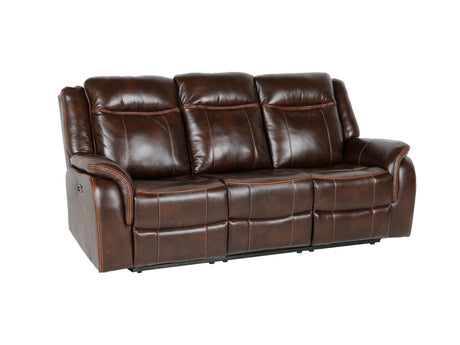 3 Piece Living Room Set: Power Reclining Sofa, Power Reclining Chair, Stationary Loveseat by Sara Collections | Bel Furniture