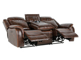 3 Piece Living Room Set: Power Reclining Sofa, Power Reclining Chair, Stationary Loveseat by Sara Collections | Bel Furniture