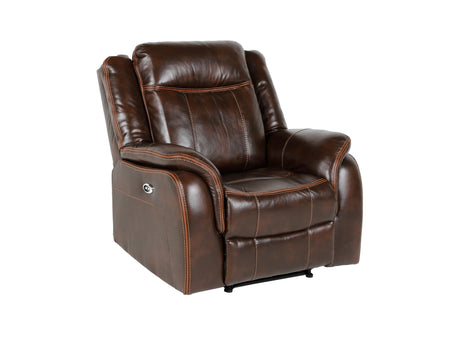 3 Piece Living Room Set: Power Reclining Sofa, Power Reclining Chair, Stationary Loveseat by Sara Collections | Bel Furniture