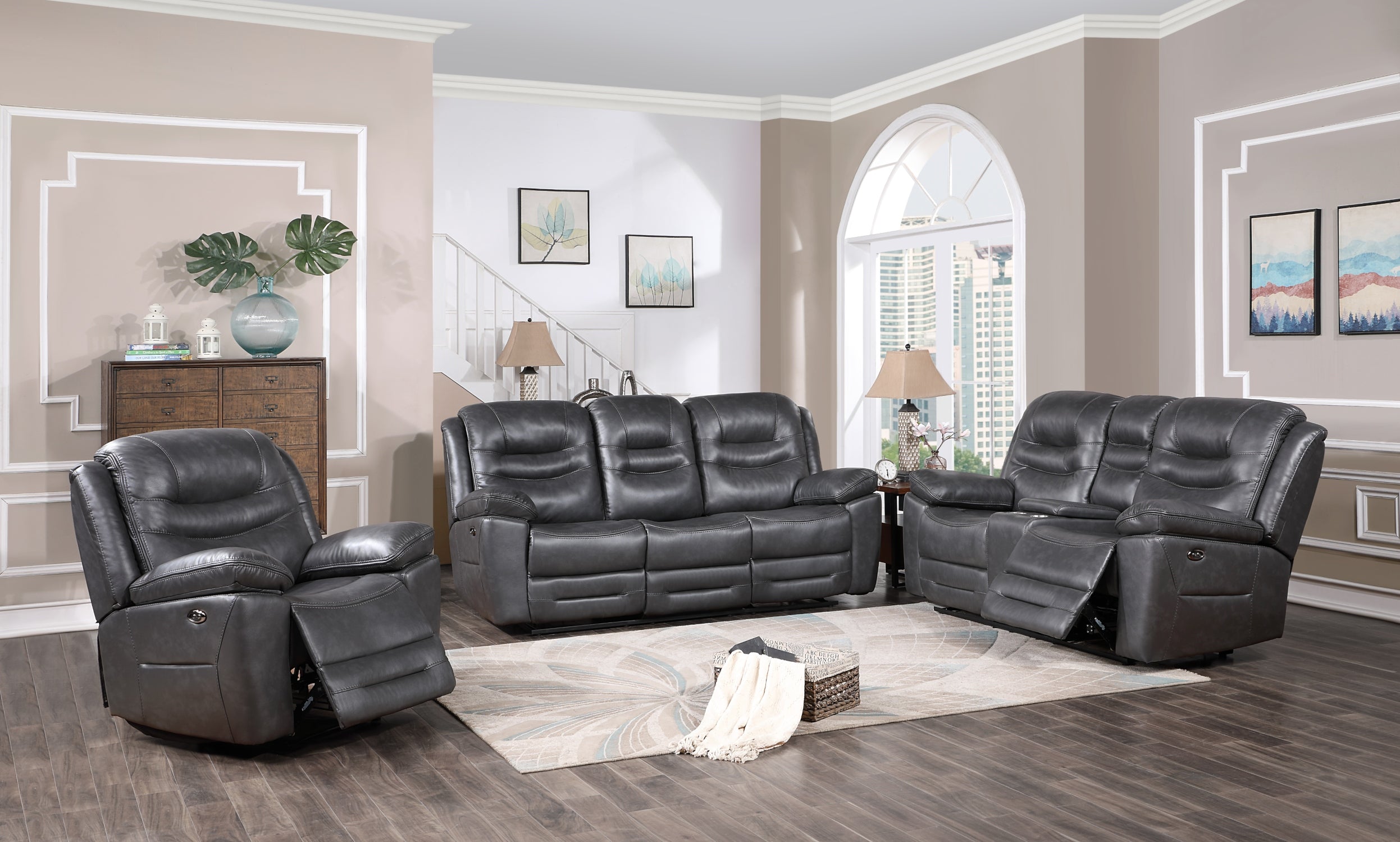 3 PIECE POWER MOTION LIVING ROOM SET - BEL Furniture