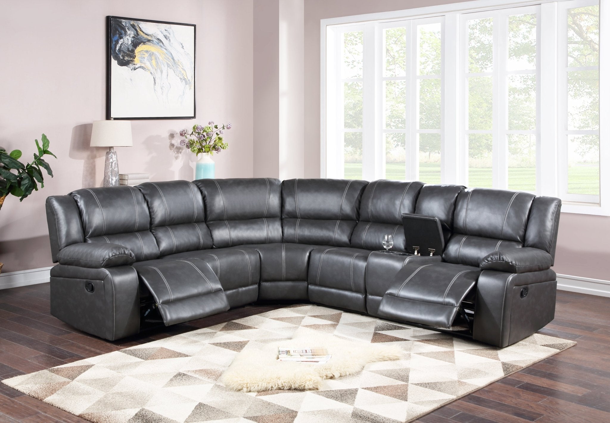3 Pc Reclining Sectional In Texas