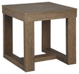 Cariton - Gray - Square End Table by Signature Design by Ashley® | Bel Furniture