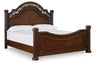 Lavinton - Poster Bed Dark Brown by Signature Design by Ashley® | Bel Furniture