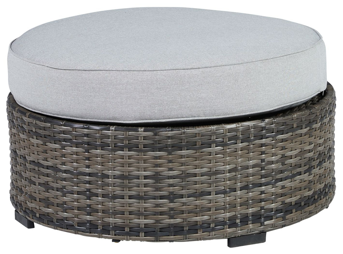Harbor Court - Gray - Ottoman with Cushion by Signature Design by Ashley® | Bel Furniture