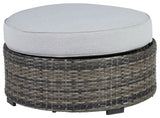 Harbor Court - Gray - Ottoman with Cushion by Signature Design by Ashley® | Bel Furniture