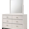 Akerson - Dresser, Mirror White by Crown Mark | Bel Furniture