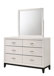 Akerson - Dresser, Mirror White by Crown Mark | Bel Furniture