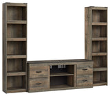 Trinell - Brown - 3-Piece Entertainment Center by Signature Design by Ashley® | Bel Furniture