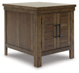 Moriville - Grayish Brown - Rectangular End Table by Signature Design by Ashley® | Bel Furniture