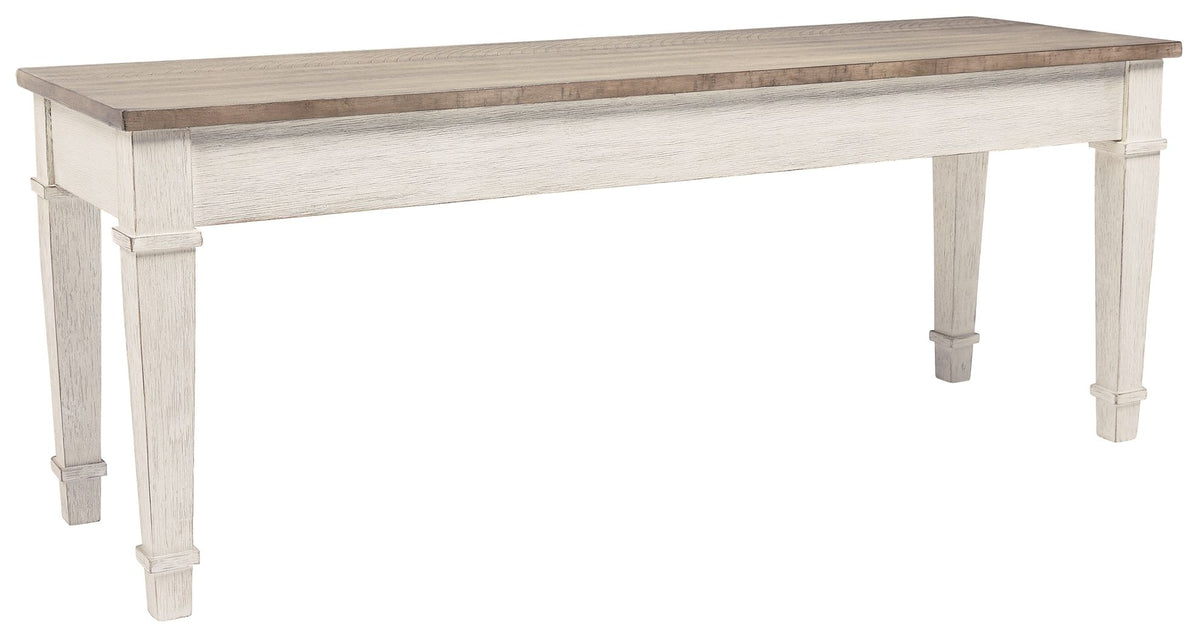 Skempton - White - Storage Bench by Signature Design by Ashley® | Bel Furniture