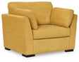 Keerwick - Chair And A Half Yellow by Signature Design by Ashley® | Bel Furniture