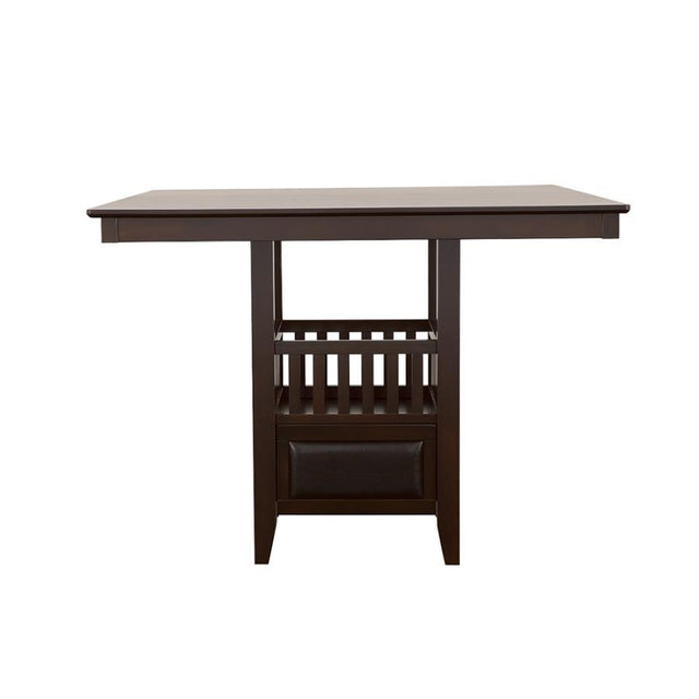 Jaden - Square Counter Height Dining Table - Espresso by CoasterEveryday | Bel Furniture