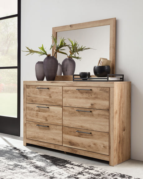 Hyanna - Tan - Dresser, Mirror by Signature Design by Ashley® | Bel Furniture