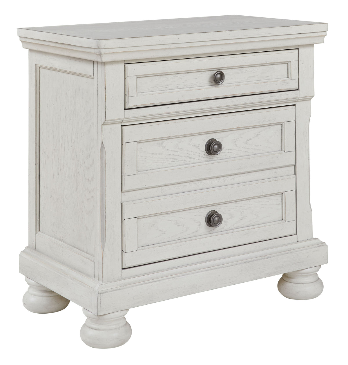 Robbinsdale - Antique White - Two Drawer Night Stand by Signature Design by Ashley® | Bel Furniture