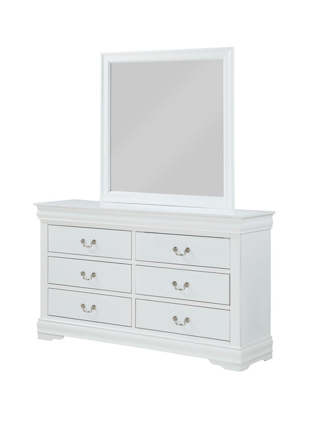 Louis Philip - Dresser White by Crown Mark | Bel Furniture