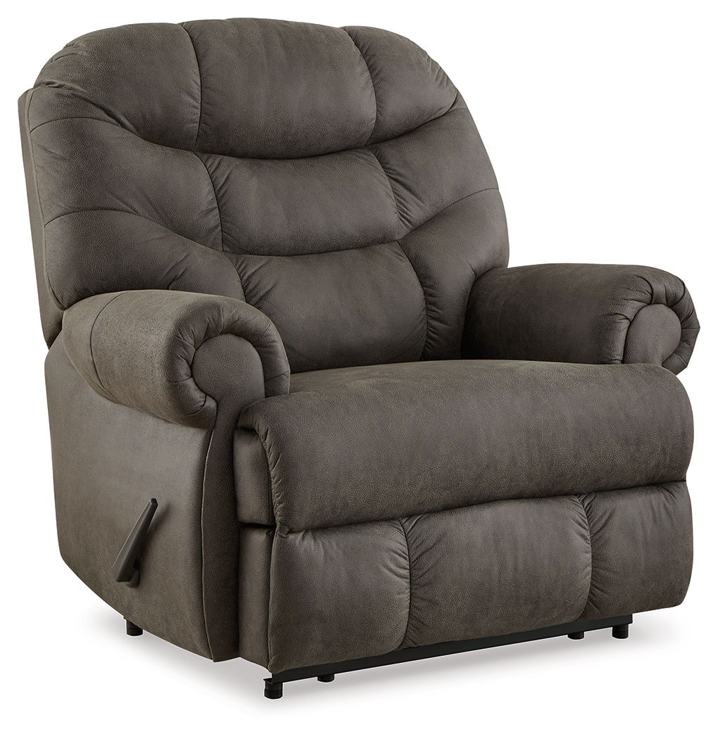Camera Time - Gunmetal - Zero Wall Recliner by Signature Design by Ashley® | Bel Furniture