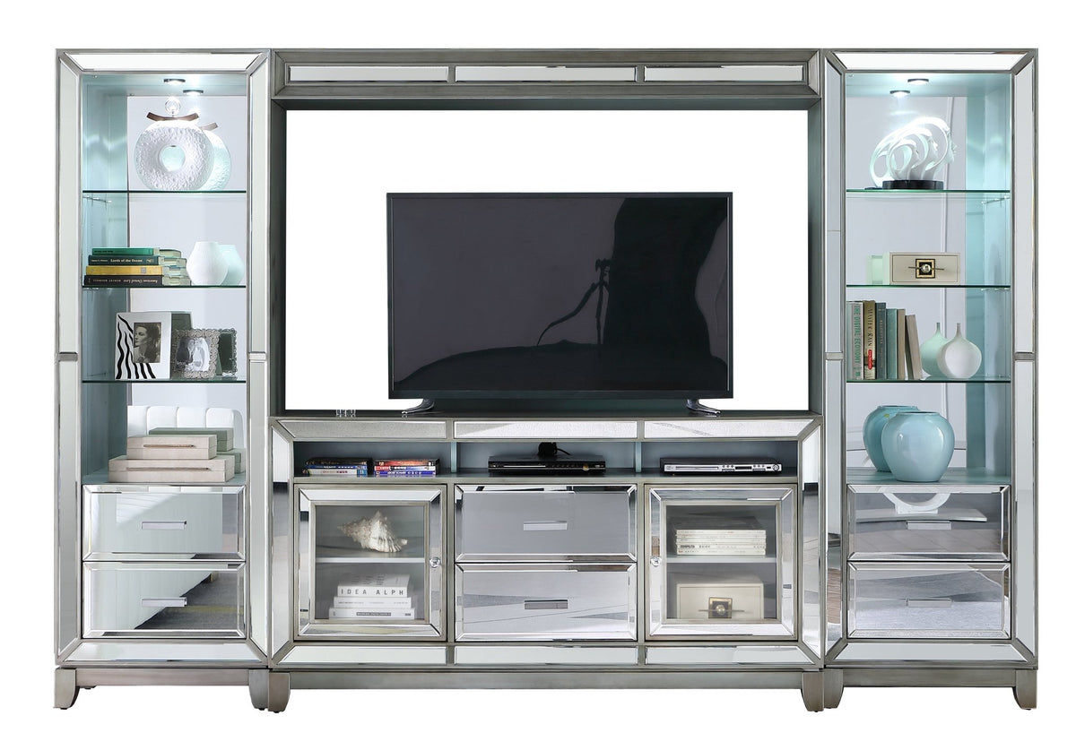 4 PIECE ENTERTAINMENT CENTER by Mollai Collections | Bel Furniture
