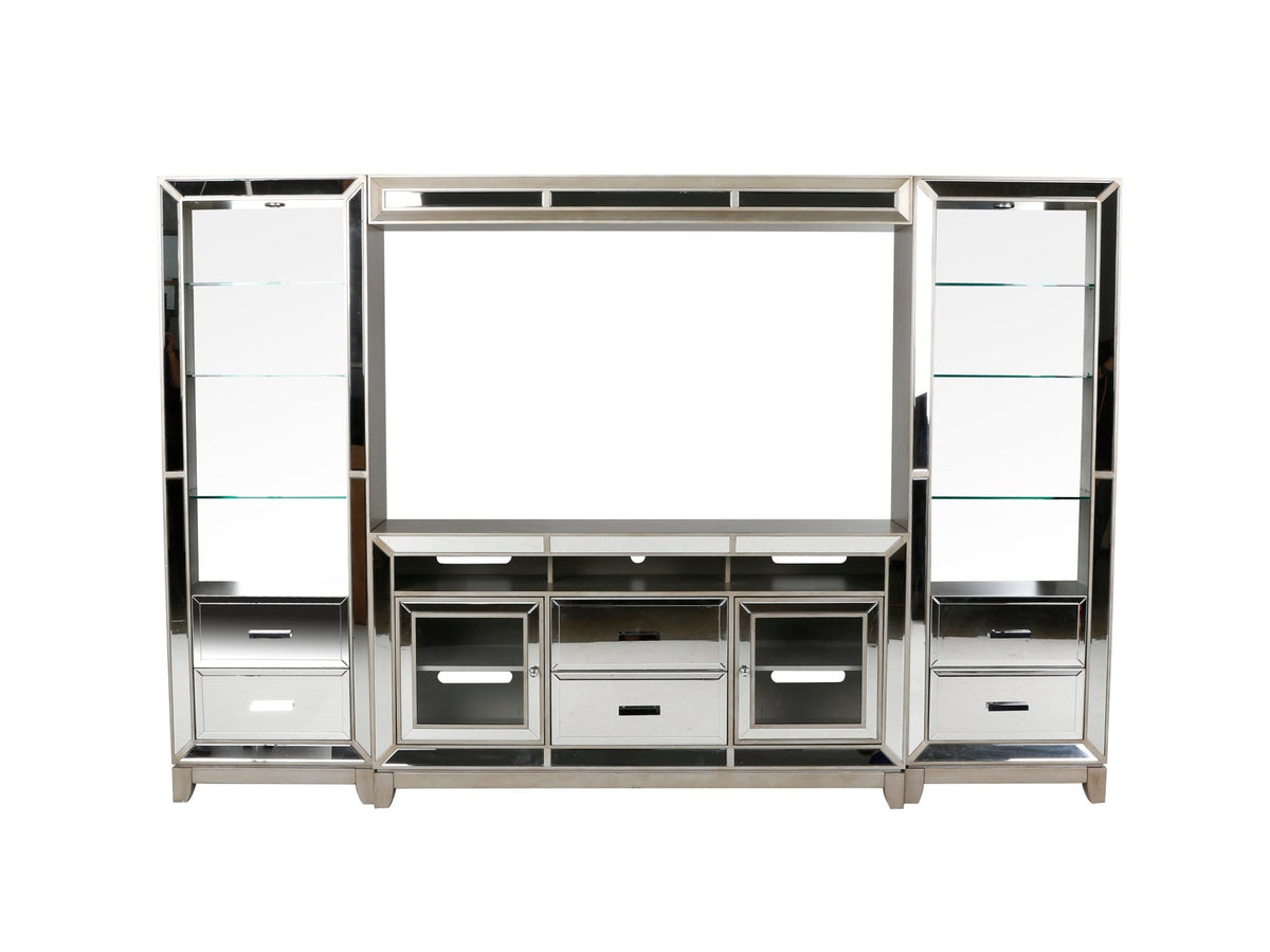 4 PIECE ENTERTAINMENT CENTER by Mollai Collections | Bel Furniture